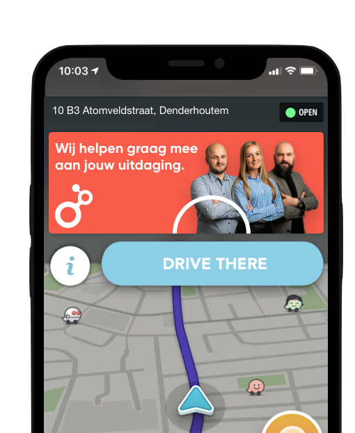 Zero speed takeovers ad Waze Zero speed takeovers ad Waze