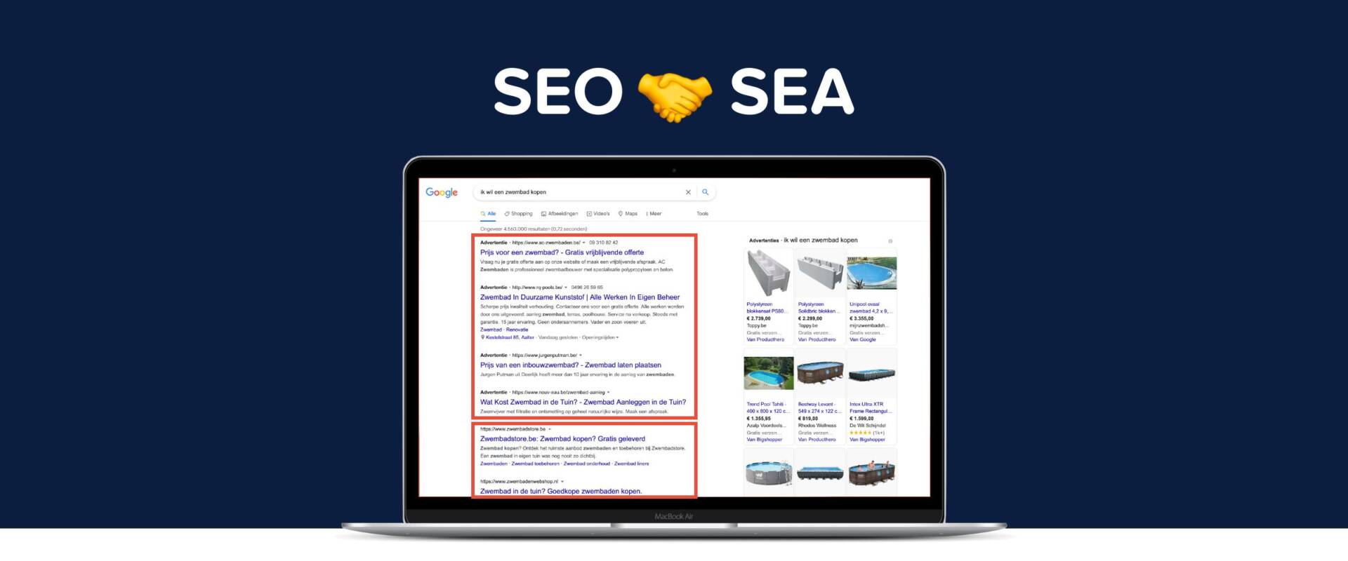 SEO & SEA: wat is het verschil en hoe versterken ze elkaar? SEO & SEA: wat is het verschil en hoe versterken ze elkaar?